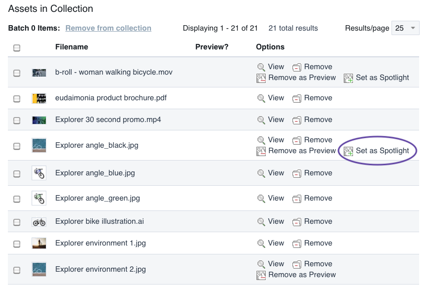 How do I create spotlight collections?