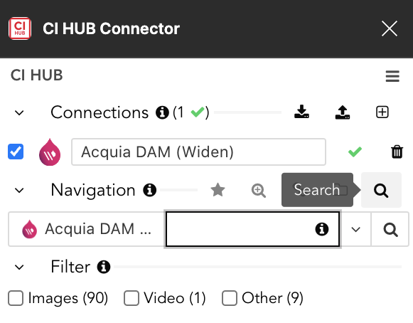 How do I use the CI HUB Connector in Figma and Sketch?