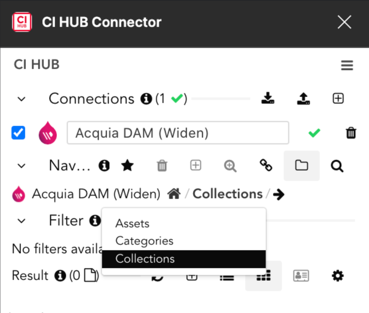 How do I use the CI HUB Connector in Figma and Sketch?