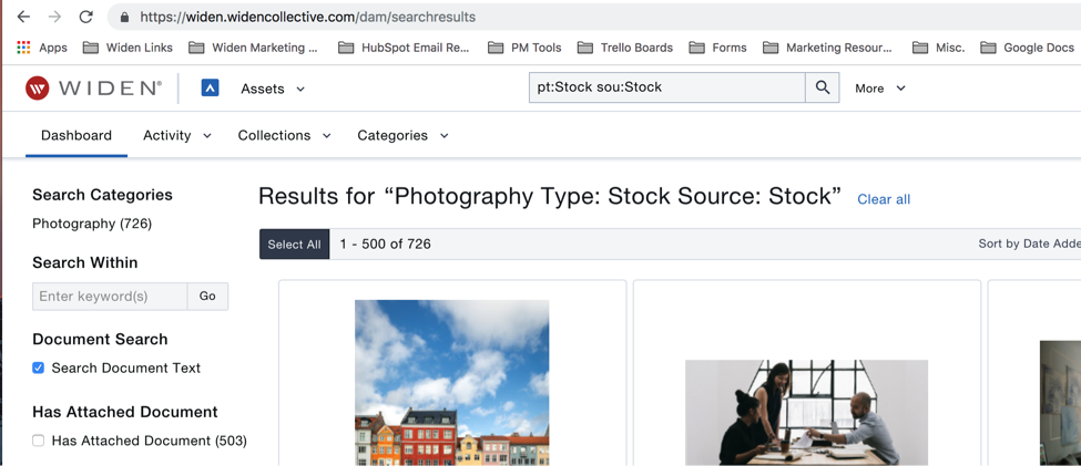 How do I create links to search results?