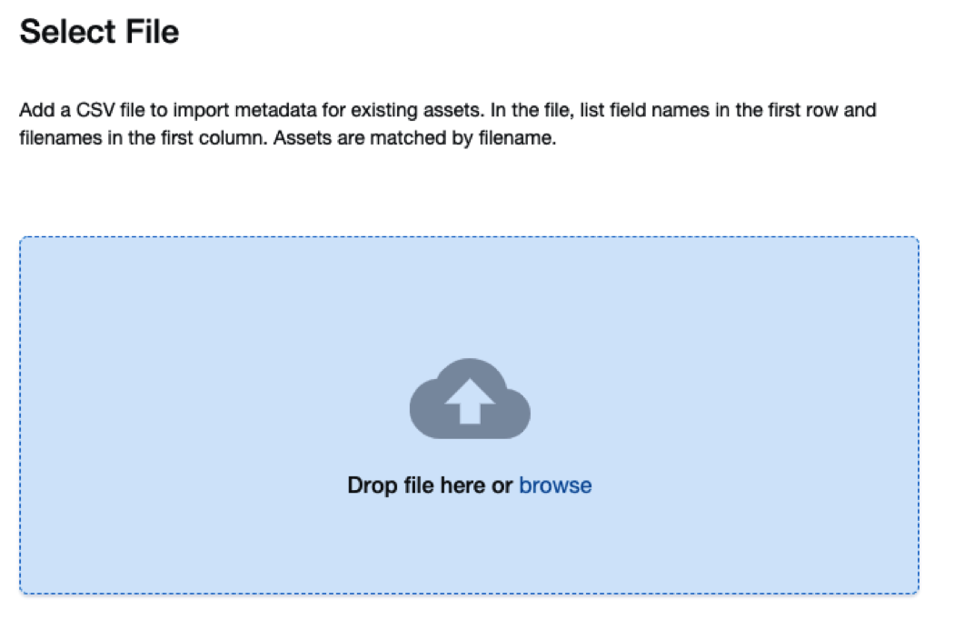 How do I import metadata?